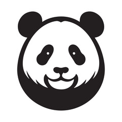 Gentle Giants: Vector Illustrations of Panda Silhouettes, Capturing the Endearing Charm and Peaceful Nature of These Beloved Creatures.