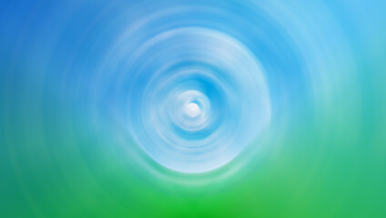 Water surface ripples, water drops, circles, spirals, waves, vortex. Background image of blue sea...