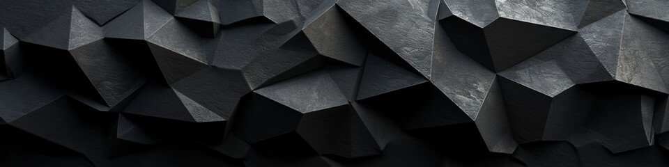 wall with a rubber-like texture in black, featuring polygonal bumps.