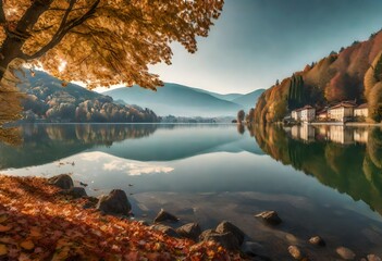 Obraz premium autumn in the mountains