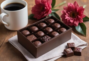 Decadent Delights: Chocolates and Blooms