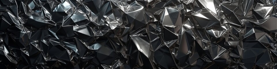 Gleaming dark obsidian wall in 3D, with a crystal-clear sheen and precise edges, evoking a feeling of concealed secrets.