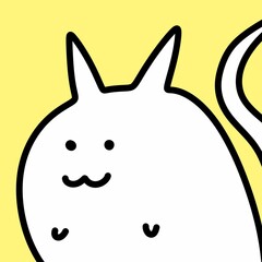 cute cat cartoon illustration