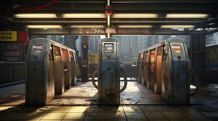 ticket subway turnstile