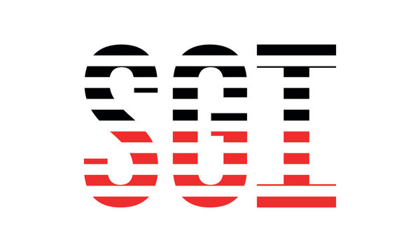 SGI three initial letter iconic line negative space minimal logo design vector template. monogram, abstract, wordmark, business, typography, minimalist, brand, company, flat, modern, unique, simple