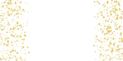 Magic stars vector overlay.  Gold stars scattered