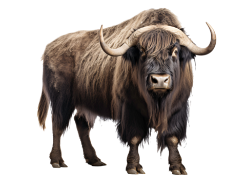 a close up of a buffalo