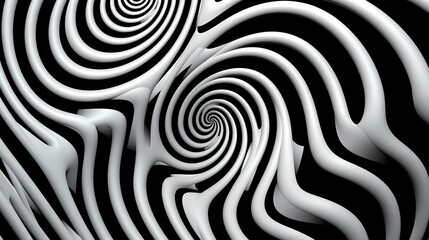 Abstract charming optical illusion pattern