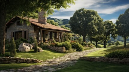 Fototapeta premium villa holiday homes