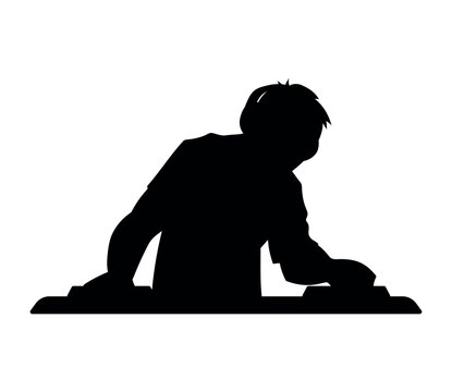 recommend clip art: dj silhouette portrait