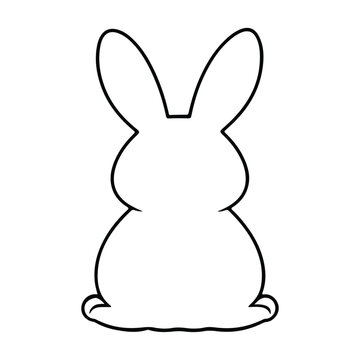 Easter egg with bunny ears, Easter egg with bunny ears illustration