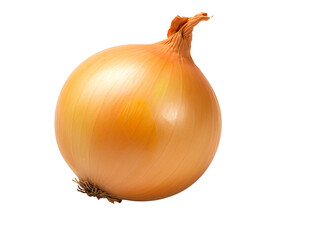 a yellow onion on a white background
