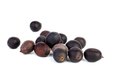 Lotus seeds isolated on a white background 
