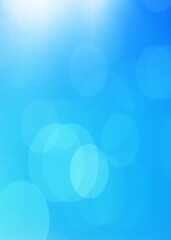 Blue color bokeh background for banner, poster, event, celebration, ad, and various design works