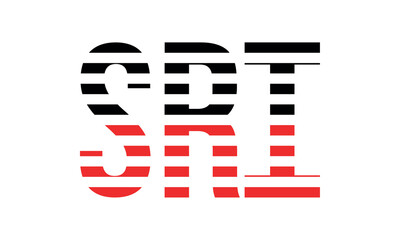 SRI three initial letter iconic line negative space minimal logo design vector template. monogram, abstract, wordmark, business, typography, minimalist, brand, company, flat, modern, unique, simple