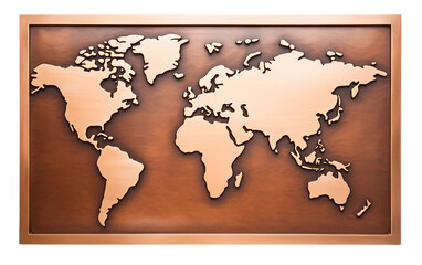 International Team Recognition Plaque Isolated on Transparent Background PNG.