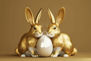 easter card, easter bunny with eggs, easter eggs and flowers, easter eggs in a basket, easter eggs and flowers on a white background, easter wall paper and background for social media	