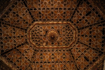 Old interior of a Church of Conception, San Cristobal de La Laguna, Santa Cruz de Tenerife, Spain