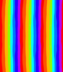 Rainbow, Hand drawing Rainbow colours, pencil illustration, tileable, seamless pattern