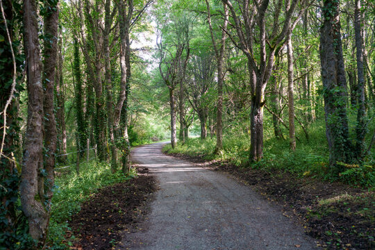 Bicycle path of Roccaraso, Abruzzo, Italy