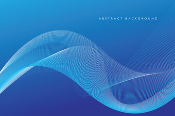 Abstract blue geometric shapes background. Minimal blue dynamic shapes composition.