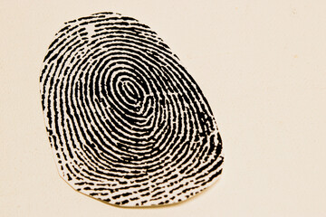 Faded Background Fingerprint