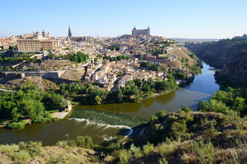 Fototapeta premium panorama view of toledo town