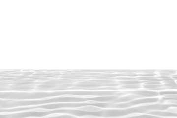 White water with ripples on the surface. Defocus blurred transparent white colored clear calm water surface texture with splashes and bubbles. Water waves with shining pattern texture background.