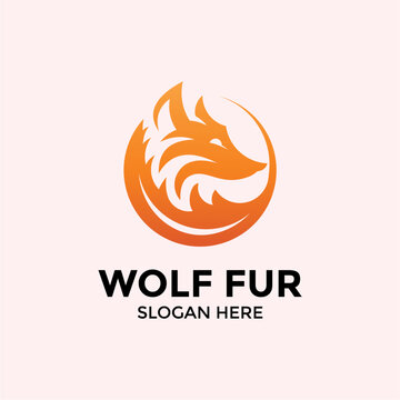 wolf fur logo