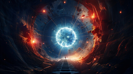 Through Time and Space Tunnel: Wormhole