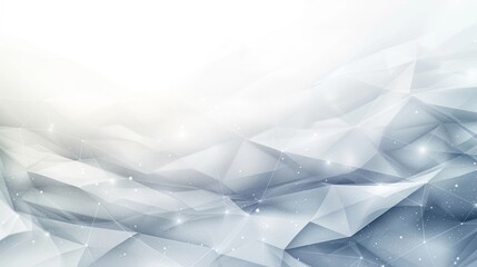 Abstract White Futuristic Background
