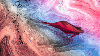 Acrylic Pour Color Liquid marble abstract surfaces Design.