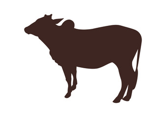 Cow silhouette png icon