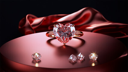 MODERN DIAMOND RING.