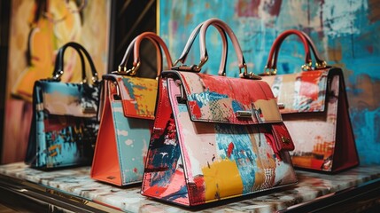 Up-and-coming designer introduces a captivating range of ladies' bags, infusing classic silhouettes with a contemporary twist