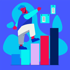 Creative Creator Crafting Flat Characters Bussiness