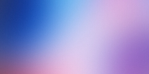 Abstract blue violet holographic grainy gradient background for banners, design, advertising, covers, templates and posters