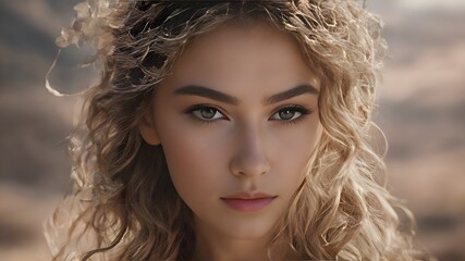 Portrait of a glamour model © Creative