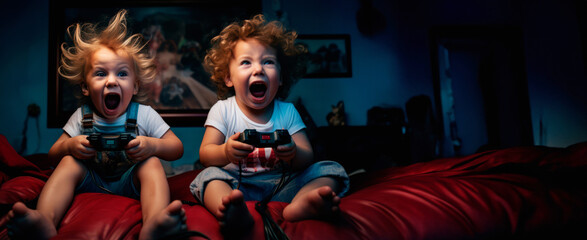 Obraz premium An observer gazes into the horizon through binoculars, clad in a cozy coat, autumn hues in the background. It portrays exploration, the beauty of fall, and the quest for discovery.