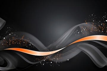 Abstract background with grey, black and orange waves for health awareness, Infectious Diseases