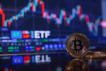 Fototapeta premium coins on the market business 