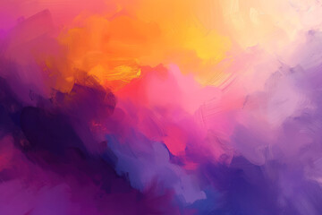 Painterly texture abstract background using bold bright brushstrokes with a contrasting color palette.	