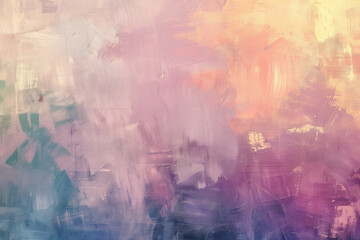 Painterly texture abstract background using bold bright brushstrokes with a pastel color palette.	
