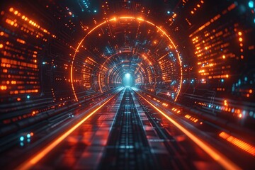 Fototapeta premium Abstract business science or technology background
