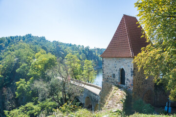 Zvikov Castle. A majestic view of the historical Zvikov Castle. Czech