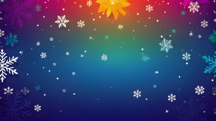 Fototapeta na wymiar Christmas background with snowflakes. flat soft abstract as background wallpaper ultra theme background. empty copy space. color circles red background