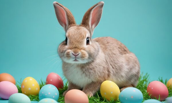 Bunny Bloom Bonanza: Festive Pastel Easter Delight