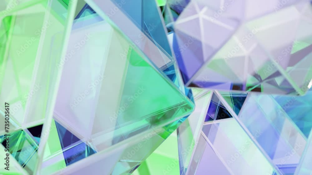 Aufkleber stylish background with a polygonal crystal shape. a 3d abstraction of a geometric jewelry surface. 