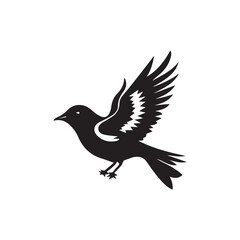 illustration of a bird vector design 