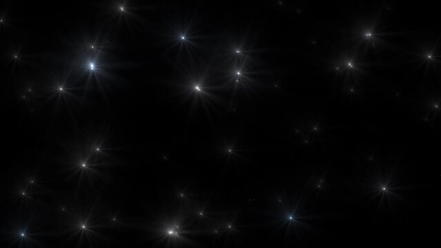 blink, glitter effect on black background. overlay on background, 4k